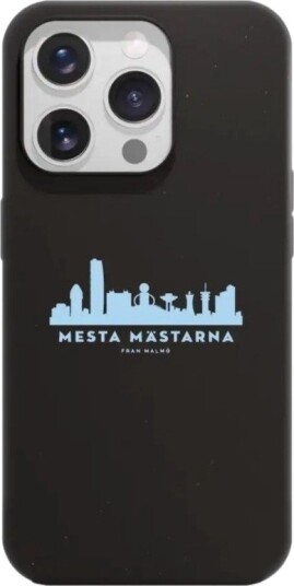 Phonecases3D iPhone 15 Pro Malmö FF komposterbart deksel, svart