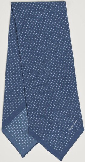 Ralph Lauren Purple Label Silk Neckerchief Blue Horizon