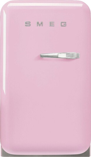 Smeg 50-talls Rosa Minibar Kjøleskap 34L med LED-lys