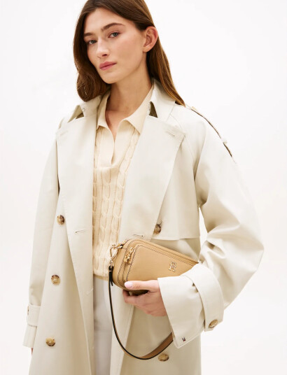 Tommy Hilfiger Th Daily Camera Bag   Beige   ONE SIZE