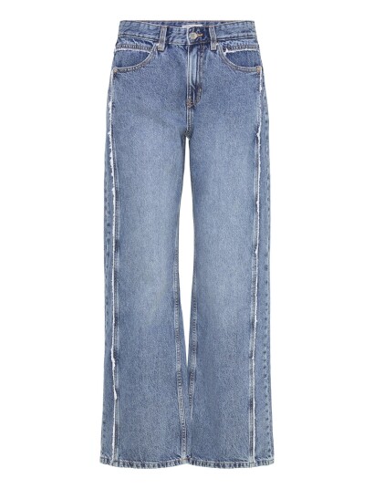 Gina Tricot Fringe Seam Jeans Blue 34