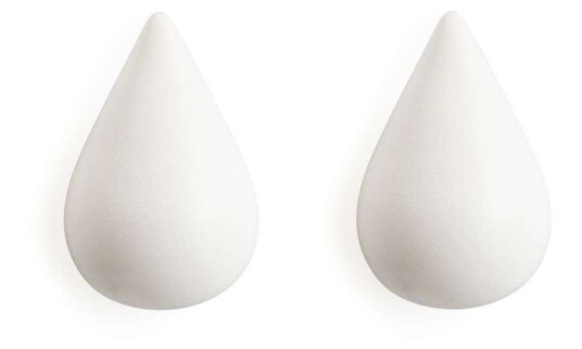 Normann Copenhagen Dropit knagger 2-pack hvit stor Normann Copenhagen Dropit knagger 2-pack hvit stor