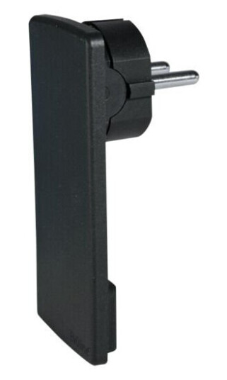 Evoline Støpsel Flat Svart Evoline Jord 16A - 89279