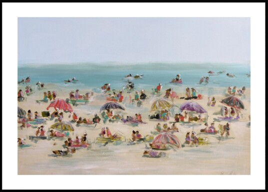 Lively Beach Day Plakat / 40x50 Lively Beach Day Plakat / 40x50