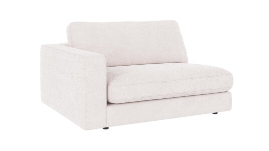 Rowico Home Duncan 1,5 seters ende V Hvit Greg 1 129 x 103 x 78 cm Hvit