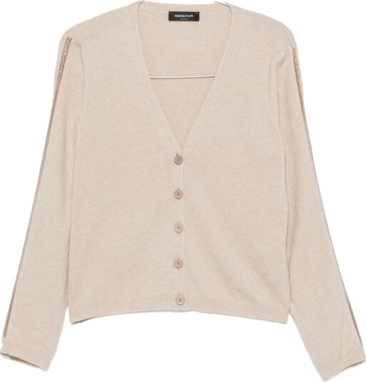 Fabiana Filippi Dame Strikkevarer Beige M,
