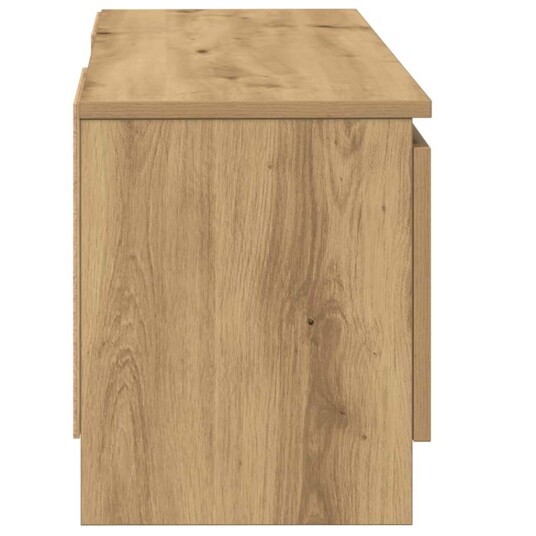  TV-benk artisan eik 102x30x36 cm konstruert tre 8721158434500