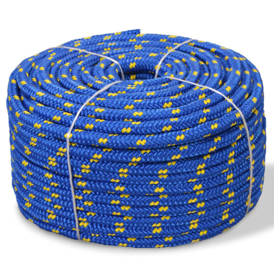 Båttau polypropylen 8 mm 100 m blå Båttau polypropylen 8 mm 100 m blå