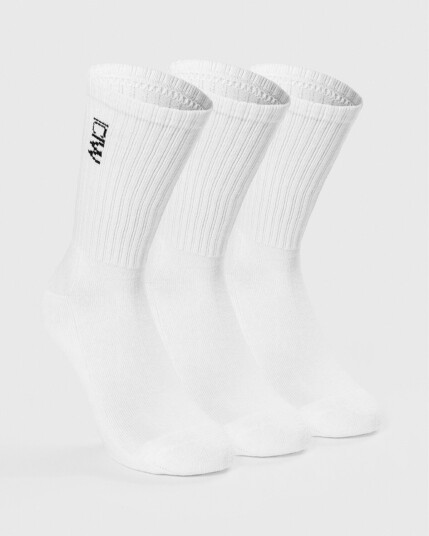 ICIW Training Socks 3-pack Hvit 42-44 ICIW Training Socks 3-pack Hvit 42-44