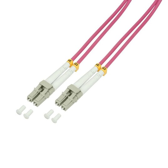 LogiLink LWL Patchkabel OM4 LC / LC 50m Duplex LogiLink