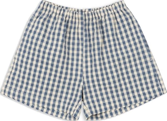 Konges Sløjd Kim Shorts Gots Captains Blue Check (86 / 1,5 år)