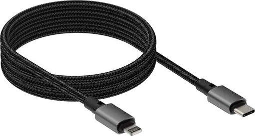 Vision - Lightning-Kabel - Usb-C Hann Til Lightning Hann - 1 M - Svart - Magnetisk, Power Delivery-Støtte