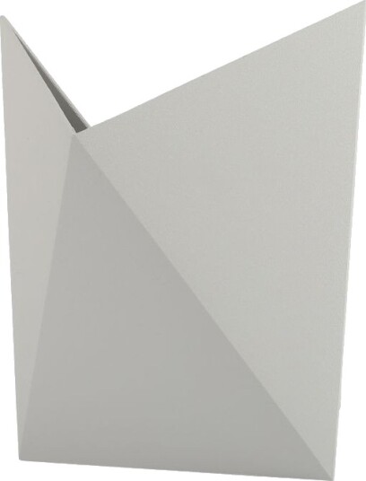 V Tac 5W vegglampe grå   IP65 3000K aluminium 120° spredning inkl. lyskilde   Kulør : Nøytral