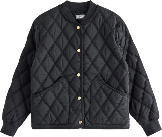 Lindex Quilted Jacket Black S
