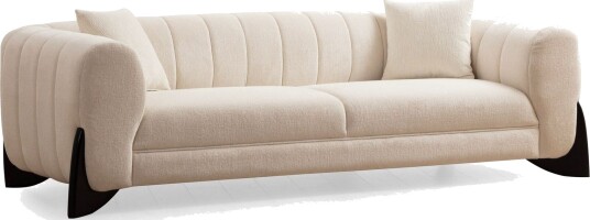 Devid Sofa 3 seter Hvit