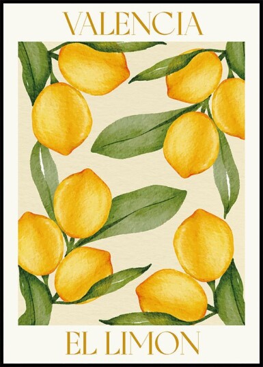 Lemons No. 1 Plakat Plakat / 50x70cm Lemons No. 1 Plakat Plakat / 50x70cm