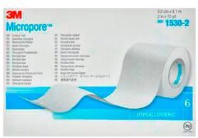 Micropore 3M Medipore fikseringstape 5cm x 10m   1 rull