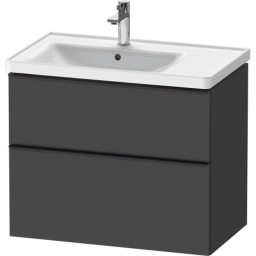 Duravit D-Neo Servantskap m/2 skuffer 784x452 mm Grafitt Matt Dekor