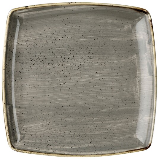 Churchill Fat Stonecast Peppercorn kvadratisk 26.8 cm (B) Grå/Brun 6 Stykk / Forpakning
