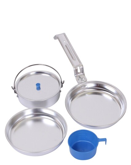 Rothco Aluminium Cooking Set 5-delt Grå Sølv