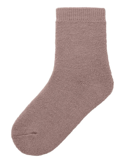 name it Nmfwaksi Wo/Bl Terry Sock - Purple - 22-24