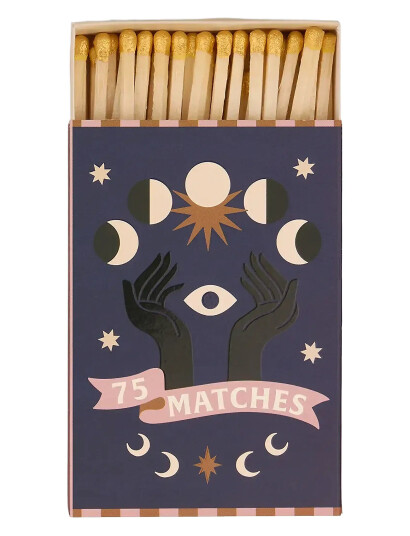 Paddywax Matcher Adopo Moon Guld   Navy   ONE SIZE