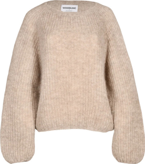Woodling Dame Strikkevarer Beige S, Woodling Dame Strikkevarer Beige S,