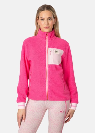 Kari Traa Rothe Midlayer Bright Pink L Vårjakker