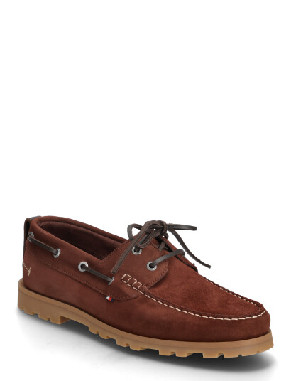 Tommy Hilfiger Hilifger Light Sde Boat Shoe Brown 42 Tommy Hilfiger Hilifger Light Sde Boat Shoe Brown 42