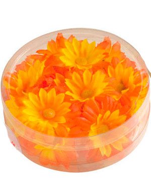 20 Stk Dekorative Tusenfrydblomster Orange 20 Stk Dekorative Tusenfrydblomster Orange