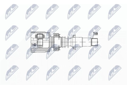 Nty Drivknute drivaksel NTY NPW TY 084