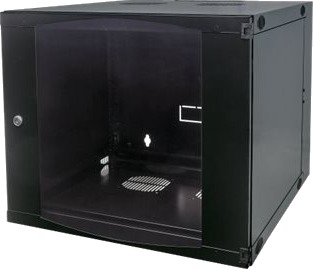Intellinet Network Cabinet Wall Mount (Double Section Hinged Swing Out) 15U Usable Depth 235Mm Width 465Mm Black