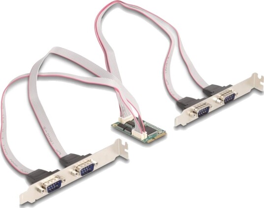 Delock Seriell Adapter Pcie 1.2 Full Mini Card Lav Profil Rs-232 X 4 95278
