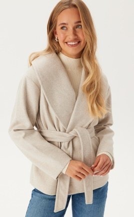 VERO MODA Vmanne Bergen Jacket Oatmeal Melange M