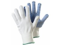 Ejendals TEGERA 630, Verkstedhansker, Blå, Hvit, Nylon,PVC,Polyester, Workshop, Voksen, Voksen