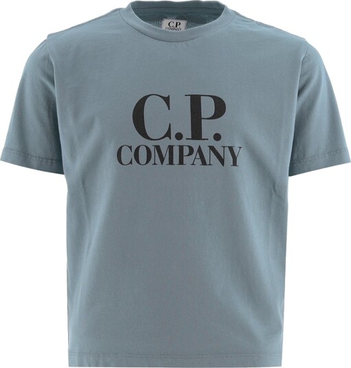 C.P. Company T skjorte Sølv Blue m. Svart C.P. Company 14 år 164 T skjorte Blå Grå