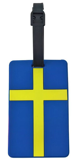 Bagasjelapp / Tag til Bagasje - Sverige Flagg - Til Koffert Bagasjelapp / Tag til Bagasje - Sverige Flagg - Til Koffert