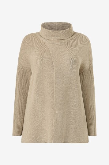 NO. 1 BY OX Pullover Coatigan LS Beige
