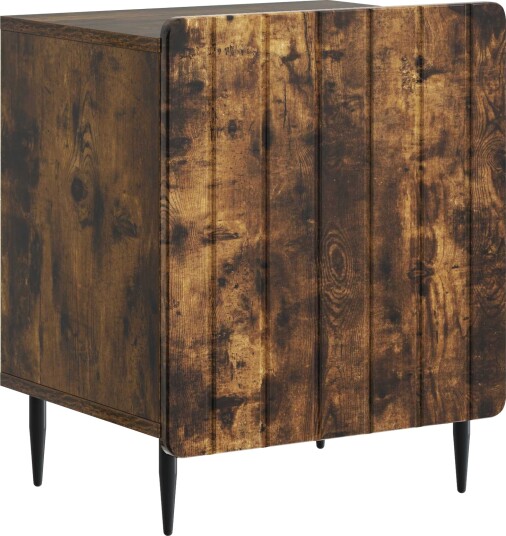  Nattbordskap Røkt Eik 43 x 34,5 x 52 cm Konstruert tre
