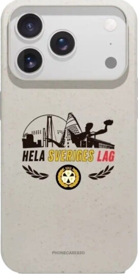 Phonecases3D iPhone 17 Pro Brynäs IF komposterbart deksel, hvit