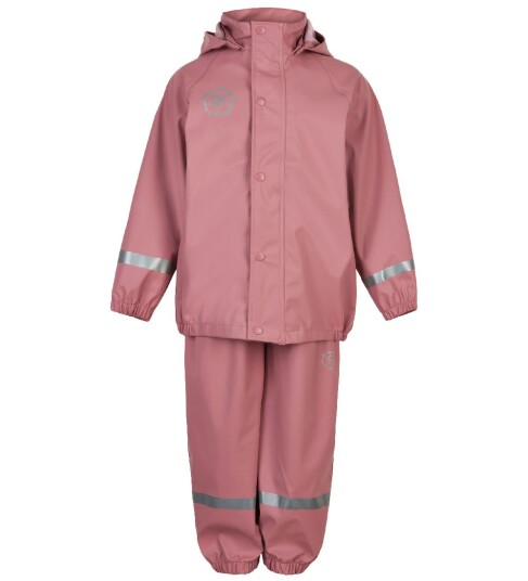 Color Kids Regntøy m. Seler PU Gammel Rose Color Kids 1 år 80 Regntøy Rosa