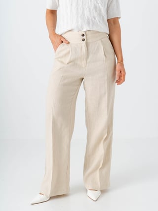 Comprimé Linnen Pant Beige 44