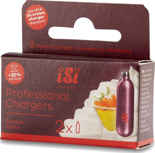 Isi N₂O Professional Chargers, 2-pakning