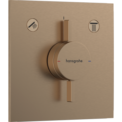 Hansgrohe DuoTurn E dusjbatteri, bronse Hansgrohe DuoTurn E dusjbatteri, bronse