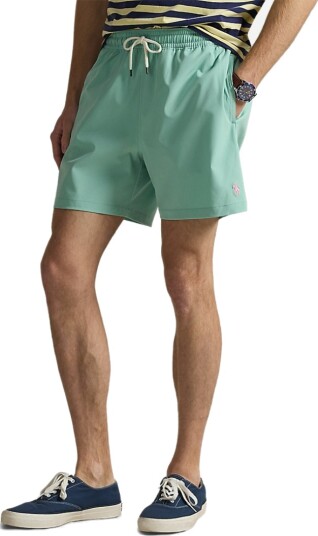 Polo Ralph Lauren 5.75 Inch Traveler Classic Swim Trunk Green M Polo Ralph Lauren 5.75 Inch Traveler Classic Swim Trunk Green M