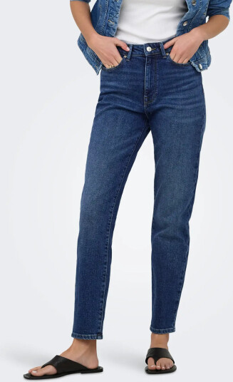 Only Emily Stretch High Waist Denim Blå 31/32