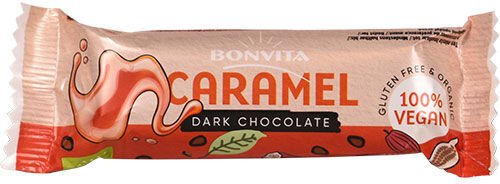 BonVita Karamellbar med mørk sjokolade Øko - 40 g BonVita Karamellbar med mørk sjokolade Øko - 40 g