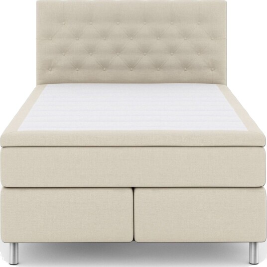 Select No 6 Kontinentalseng 140x200 Medium Memory/Pocket Beige/Metallben