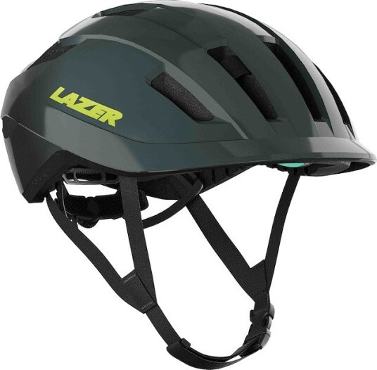 Lazer J1 KinetiCore sykkelhjelm 50-56 cm svart/grå junior