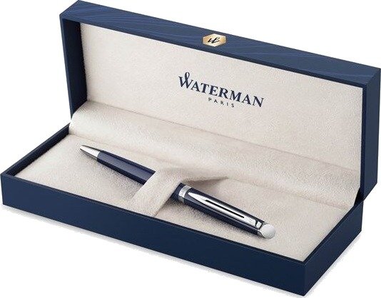 Waterman Hemisphere Ballpoint pen Blue Lacquer with Palladium trim Medium tip